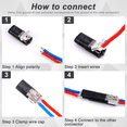thumbnail image 4 of 30 conectores de cable de bajo voltaje, conectores de cable LED enchufables, conectores de 3 y 2 pines, conectores de tira LED, 4 of 6