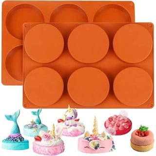 BENEKIY 3 Pack Silicone Whoopie Pie Baking 6-Cavity Non-Stick Mini Round  Disc Resin Coaster Mold Pudding Cookie Chocolate Muffins Sandwiches Eggs  Bakeware in 2023