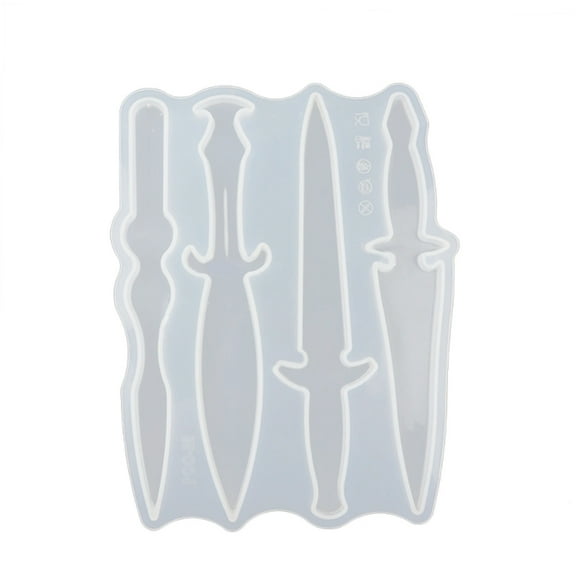 Sword Shaped Cake Moulds Candy Moulds Pastry Decorating Tools Dessert Molds Silicone Chocolate Mould for Kitchen Baking