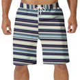 thumbnail image 3 of LIBRCLO Mens Hawaiian Beach Shorts Quick Dry Swim Trunks Fashion Prints Bathing Suits Lightweight Breathable Swimsuit Summer Board Shorts Swimwear Navy XXL, 3 of 6