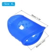 thumbnail image 2 of Uxcell Rubber Finger Tips Silicone Thumb Fingertip Protector Thimble for Guitar Playing Blue, Clear XL Size 20 Pack, 2 of 6