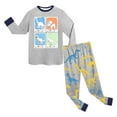 thumbnail image 5 of Hessimy Toddler Boys Girls Spring Summer 2Pcs Long Sleeve Pullover Sweatshirt Tops Soft Sweatpants Sweatsuit, Pullover Sweatpants,3M-12T(Grey,5-6 Years), 5 of 5