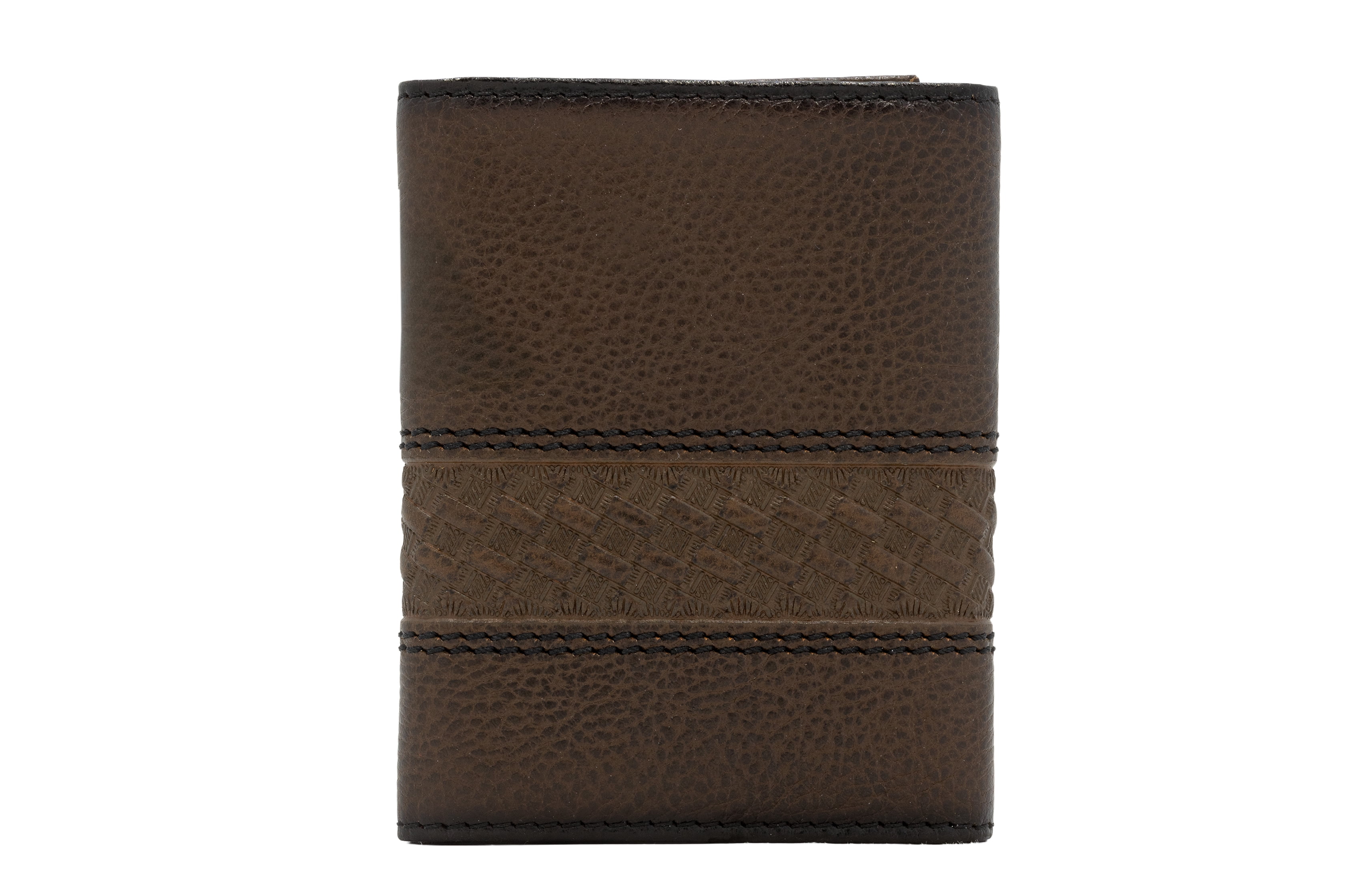 Wrangler Basket Weave Trifold with Wing