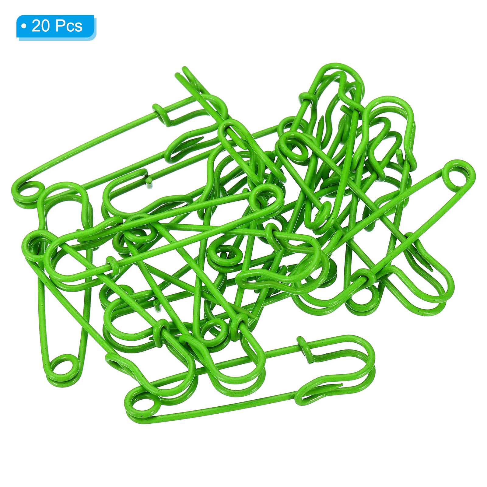 Unique Bargains Durable and Versatile Safety Pins Sewing Pins Green 2.48 Inch