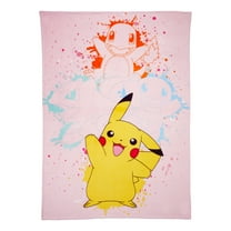 Pokémon Kids Plush Blanket, Twin/Full Size 62x90