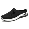 thumbnail image 6 of YHAJDS Women's Slip On Sandals Closed Toe Half Slip Breathable Mesh Soft Sole Indoor Outdoor Home Daily, 6 of 9