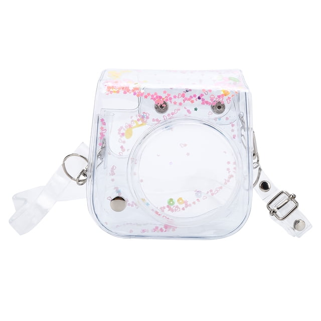 Mini bolso para cámara, mini bolso transparente para cámara, bolso bandolera para cámara, estuche de PVC para cámara, rendimiento incomparable Jadeshay A