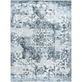 thumbnail image 2 of Unique Loom Kamala Washable Collection Area Rug - Vintage (7' 10" x 10' Rectangle Navy Blue/Gray), 2 of 9