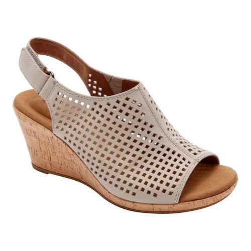 women's briah perforated slingback wedges
