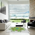 thumbnail image 7 of Ahgly Company Machine Washable Indoor Rectangle Transitional Camouflage Green Area Rugs, 2' x 3', 7 of 7