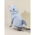 thumbnail image 2 of Sudadera con capucha para perro QWINEE Shark Warm Jacket Grey XXL, 2 of 7