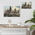thumbnail image 3 of ADALE Harry Potter Hogwarts Castle Poster Mural Artwork Canvas Painting Poster Wall Art Room Decor Framed 8x10 Inch, 3 of 6