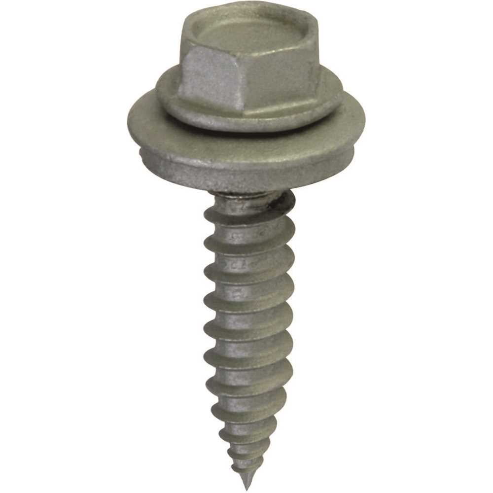 ITW Brands 151546 9 x 2.50 in. Hex Washer Head Sharp Point Metal-to-Wood Roofing Screws - 60 Count