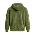 thumbnail image 4 of TKKCS Mens Fuzzy Fleece Pullover Hoodie Soft Loose Fit Winter Warm Long Sleeve Casual Hooded Sweatshirt Army Green XL, 4 of 6