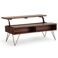 thumbnail image 1 of Simpli Home Hunter Industrial Contemporary Lift Top Coffee Table with Metal, Umber Brown, 1 of 5