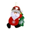 thumbnail image 2 of Diceymbol Christmas Fabric Pendant Small Doll Cloth Tree Hanging Ornament Decor, 2 of 6