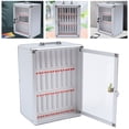 thumbnail image 2 of DENEST Aluminum Cell Phones Storage Cabinet for Mobile Phone Wall-Mounted 24 Slots Box, 2 of 12