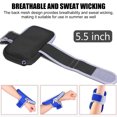 thumbnail image 3 of Conveniente para el bolso del brazalete del teléfono móvil de 5,5 pulgadas, bolso corriente del brazo de la pantalla táctil de los deportes, 3 of 5