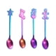 thumbnail image 3 of Juego de cucharas navideñas de acero inoxidable de 4 piezas, vajilla de cocina para , adorno navideño, cucharadita para Festival, boda, año Nue Gloria cuchara de café, 3 of 9