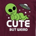 thumbnail image 3 of Instant Message - Alien Cute But Weird - Men's Short Sleeve Graphic T-shirt, 3 of 6