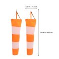 thumbnail image 2 of COMPUKAS 2-Pack Oxford Fabric Windsocks for Outdoor Garden Decoration and Precise Wind Direction Indicator, 2 of 8