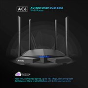Tenda AC6 AC1200 Dual-Band Wi-Fi Home Router with Smart App