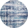 thumbnail image 2 of Rugs.Com Malibu Collection Round Rug ‚Äì 5 Ft Round Blue Low-Pile Rug Perfect For Kitchens, Dining Rooms, 2 of 4