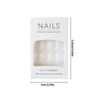 thumbnail image 3 of 24Pcs French Tip Almond Faux Nails with Star Designs Gothic Black Easy for Parties and Daily Wear, 3 of 8