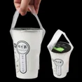 thumbnail image 4 of 300 piezas/lote de bolsas de plástico desechables con forma de T, transparentes, para embalaje de una sola taza, para leche, té, café, bebidas, suministros para fiestas, 4 of 5