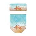 thumbnail image 5 of SEANATIVE Beach Starfish Toilet Lid Covers Toilet Tank Cover Set of 2 Soft Toilet Lid Cover and Toilet Tank Cover Universal Fits Most Toilet Tanks & Lids, 5 of 7