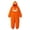 Z28-Orange, variant on LILIYA Pumpkin Onesie for Women Adult Halloween Jumpsuit Long Sleeve Hooded Pajamas Plush Long Sleeve Flannel Loungewear