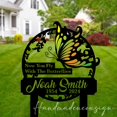 thumbnail image 3 of Handmadetneonsign Butterfly Memorial Metal With Stake, Butterfly Garden Stake For Yard Grave Cemetery 65202, 3 of 5