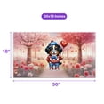 thumbnail image 5 of Happy Valentine’s Day Adorable Bernese Mountain Dog Puppy Holding Heart Balloon Doormat Berner Lover Gifts Indoor Outdoor Welcome Mat - 00030, 5 of 5