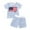 XB2 Light Blue boys smocked outfit, variant on Baby Boy Clothes 3-6 Months Toddler Baby Boy Summer Clothes Little Dude Letter Short Sleeve T-Shirt Top Soild Color Shorts Outfit 2Pcs Set