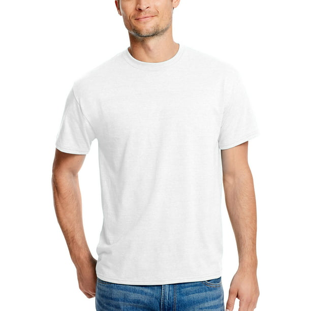 Hanes Men's and Big Men's Triblend Short Sleeve Tee, Up To Size 3XL ...
