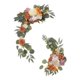 thumbnail image 1 of Juego de 2 arcos de flores para boda, decoración de hojas verdes, rosas artificiales Naranja, 1 of 9