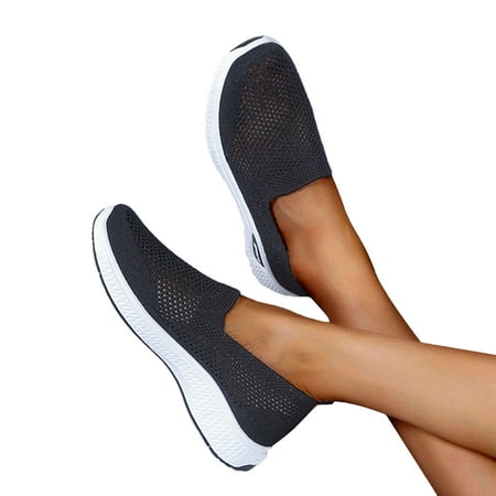 

Cathalem Women Breathable Lace Up Shoes Casual Shoes Unisex Lightweight Work Shoes Sporty Breathable Sneaker Guards Air 1 Women Black 8.5