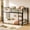 Black, variant on Alvantor Bunk Bed Twin Size, Metal Bunk Bed for Kids with Ladder and 16" Guardrail Black