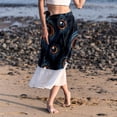thumbnail image 6 of Halloween Stylish Chiffon Beach Skirt Summer Dress with Polyester Straps, 6 of 6
