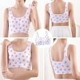 thumbnail image 5 of Girls Training Bra Teen Developed Training Kids Sports No Wire Training Bras for Women Teens 10-16 Years, 5 of 5