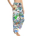 thumbnail image 2 of Piplup Women's Pajama Pants Ultra Soft Comfy Sleep Lounge Pants Cartoon Print Lightweight Casual Bottoms Loungewear, 2 of 8