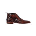 thumbnail image 3 of Jeffery West Wings Polished Leather Chukka Boots, Brown, 3 of 9