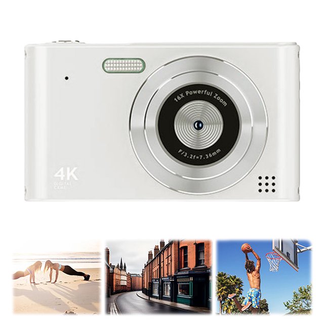 Mini Cámara Camara 4K Digital 20MP 1080P Antivibración para Niñas
