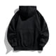 thumbnail image 4 of Gibobby Sudadera de cierre hombre Sudadera con Capucha y Cierre de Forro Polar para Hombre(Negro,CH), 4 of 5
