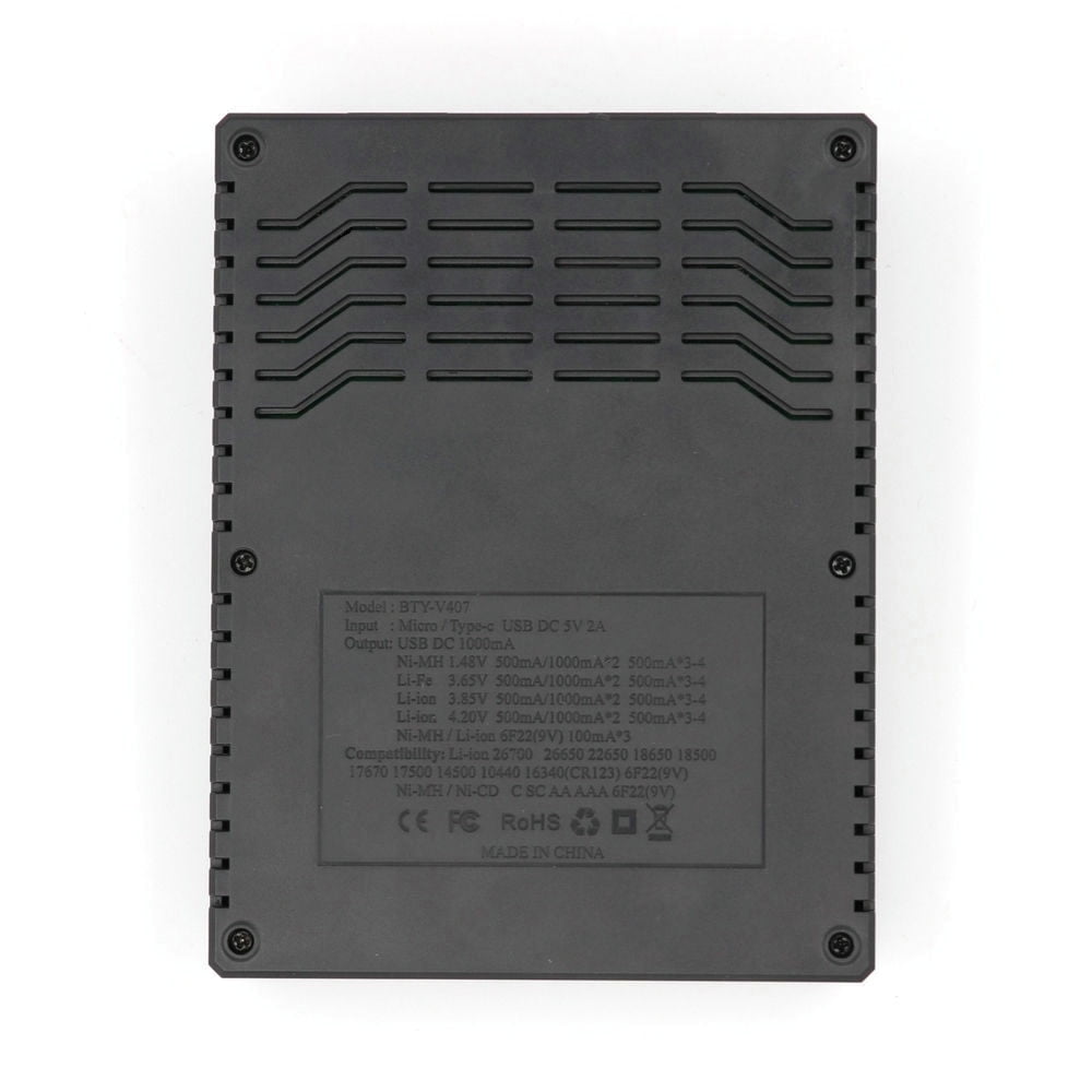 IRFORA Multifunctional Battery 18650 Lithium-ion Battery Nickel Metal Hydride Nickel Cadmium AA AAA 9V Battery Smart with LCD Display