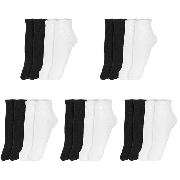 EXHUMKY BERTDOMD 10 Pairs Self Heating Breathable Winter Socks for Men Women 11×3.7×0.2in
