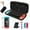 16-in-1,black, variant on Carrying Case Fit for Nintendo Switch, 12-in-1 Accessories Bundle with Protective Travel Pouch, Clear Cover Case, Screen Protector, Silicone Cover Fit for Joy-Con