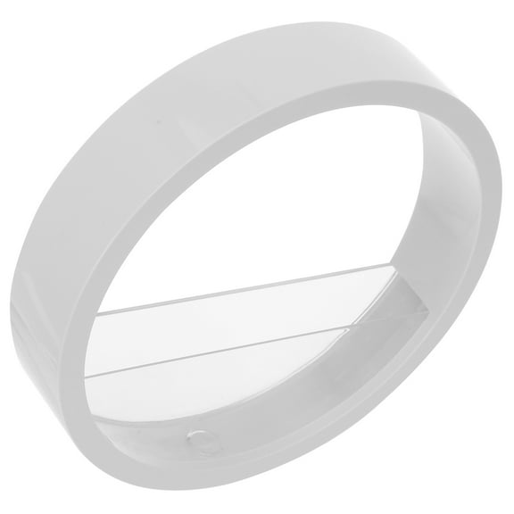 OFFIGAM White Wall Mount Vase Hydroponic Planter Space Saving Indoor Hanging Plant Pot