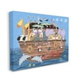 thumbnail image 2 of Stupell Industries Children's Animals of Noah's Arc Illustration Wildlife Pairs, 40 x 30,Design by Carla Daly, 2 of 5