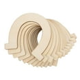 thumbnail image 1 of 24 Uds. Colgante de madera con forma de herradura, artesanía de madera DIY, juguete hecho a mano para niños (83x91mm), 1 of 5